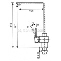 Qualidade OEM cozinha pia bronze faucet sem respingo